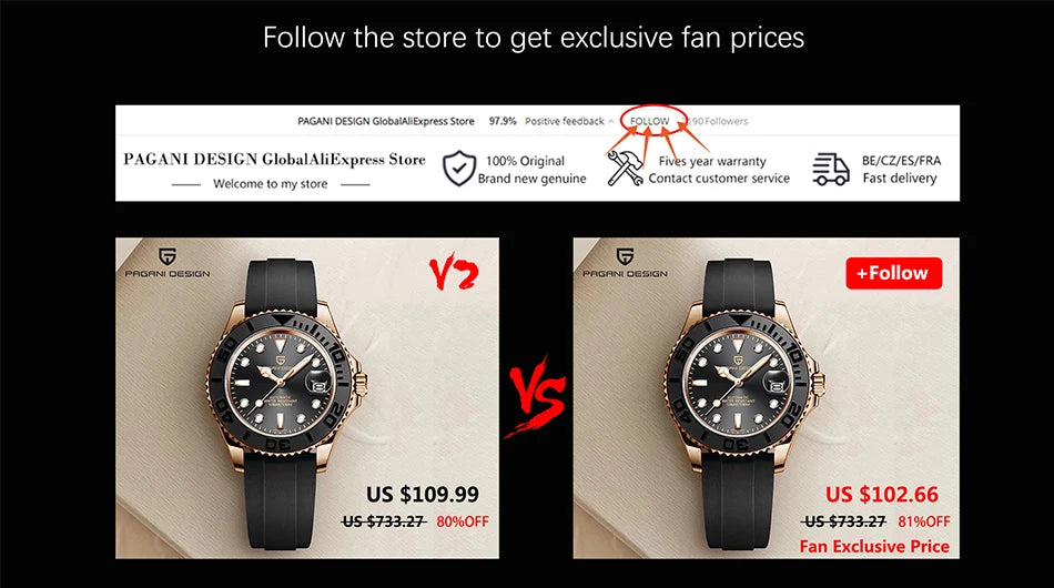 PAGANI DESIGN 40MM Ceramic GMT Automatic Watch Men's Mechanical Watch Sapphire Glass 100m Waterproof Men's Mechanical Watch.