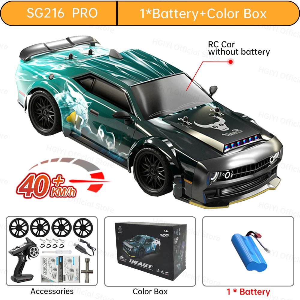 ZLL SG116 MAX/PRO 1:16 High Speed Drift Racing 80KM/H Or 40KM/H Brushless Motor 4WD RC Car Off Road Car Toys for For Kid Gift