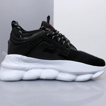 Luxus-Outdoor-Freizeitschuhe der Größe 36–45 für Männer und Frauen, modische Freizeit-Turnschuhe, Herbst-Winter, dicker Boden, niedrige Sportschuhe