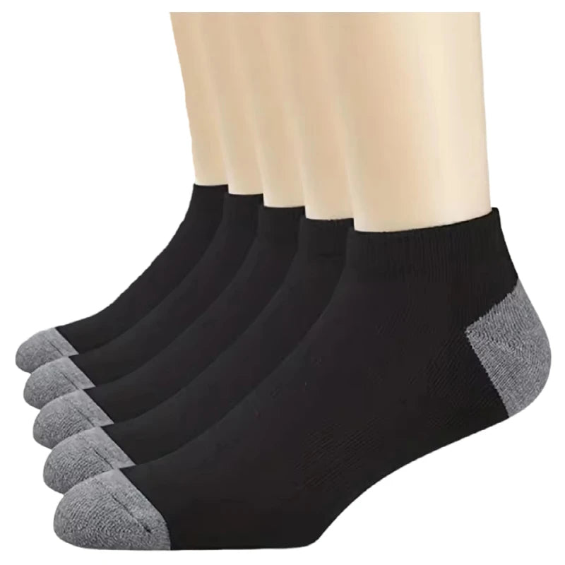 10/5/3MEN'S Mid-calf Socks Cotton Socks for All Seasons, Solid Colour and Versatile