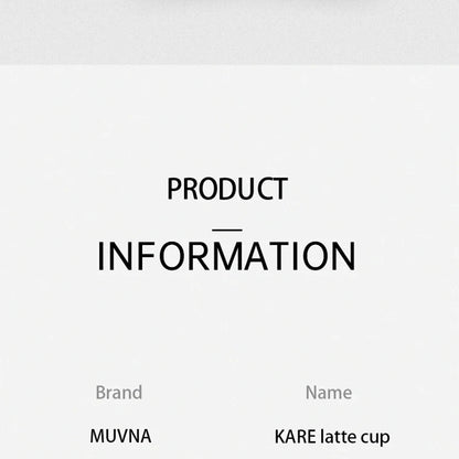 MUVNA Coffee and tea tools Cups 280ml/for Latte,Hot Tea,Cappuccino,Mocha,Cocoa,White/Cup and Saucer Set/Ceramic Latte Coffee Cup