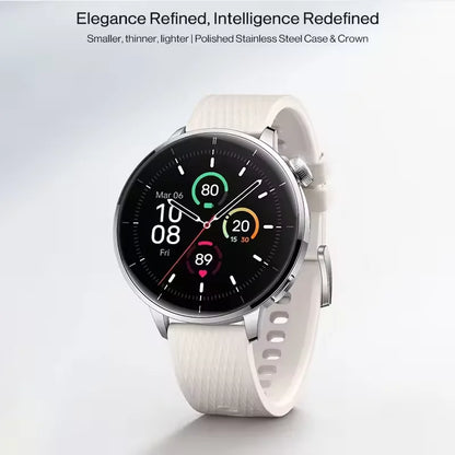 Global Version OnePlus Watch 3 43mm Smartwatch 1.32inches AMOLED Display Up to 60H Battery Life Wear OS by Google GPS NFC.