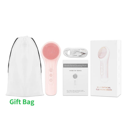 Sonic Electric Face Cleansing Device Facial Cleanser Facial Cleansing Machine Skin Scrubber Skin Massager Skin Care Tools Beauty.