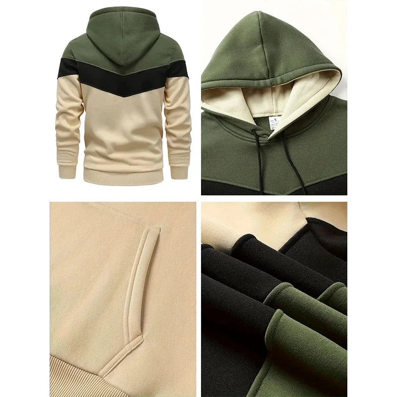 2025 Men's Set Hot Sales Tracksuit Sportswear Man Jogging Fashion Sports Suits Daily Hoodie Comfortable Sweatshirt Tricolor Mens.