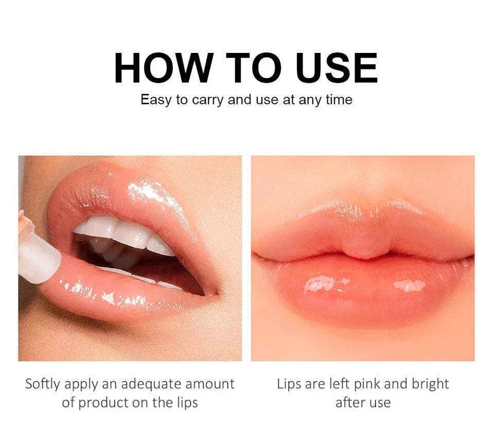 Fruit Honey Moisturizing Lip Oil Sexy Plump Lip Jelly Strawberry Tinted Lip Liquid  Oil Lipgloss Makeup Makeup.