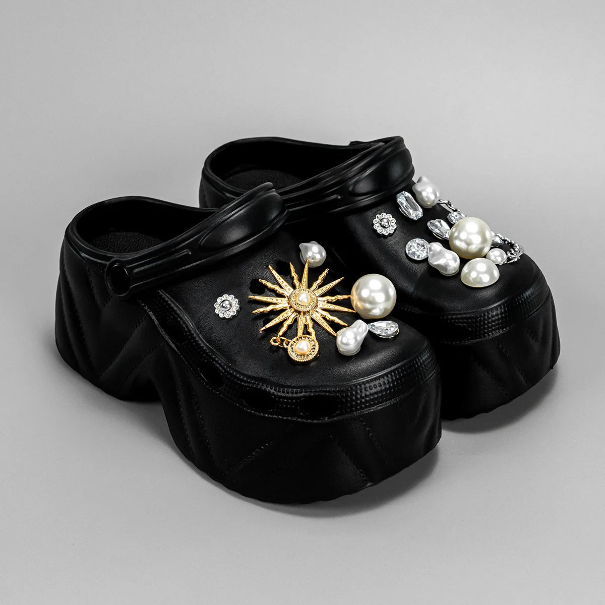 Women's Slippers 9CM High Platform Garden Fashion Clogs Shoes Women's Slippers Thick Bottom EVA Sandals Summer Girls Slippers.