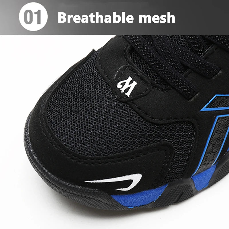Kids Fashion Sneakers for Boys Mesh Breathable Sports Running Shoes Lightweight Children School Walking Footwear.