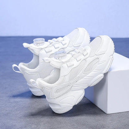 White Girls Sneaker Children Shoes New Spring Summer Platform Casual Sneaker Running Sports Tennis Kids Shoes for Girl.