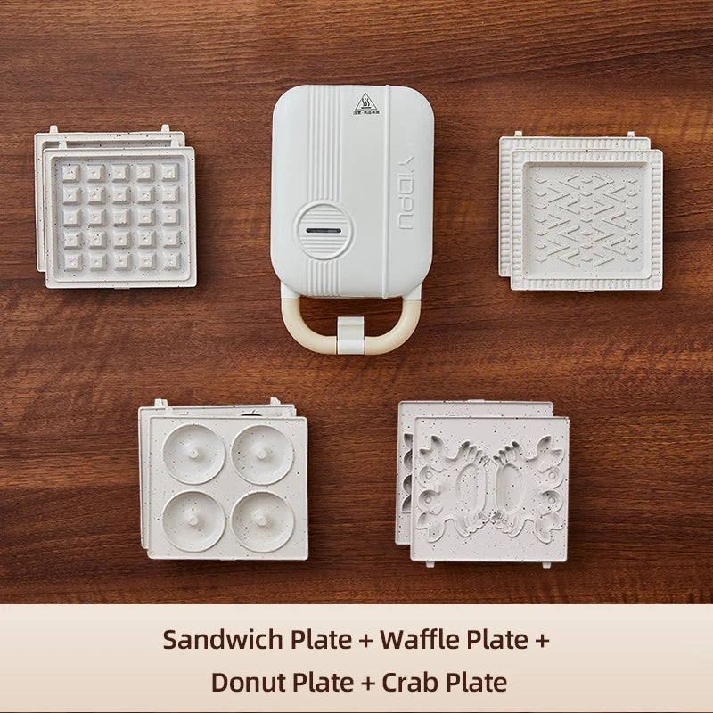 Electric Sandwich Maker Multifunctional Waffle Machine Toaster Baker Breakfast Machine Takoyaki Pancake Donuts Sandwichera 220V