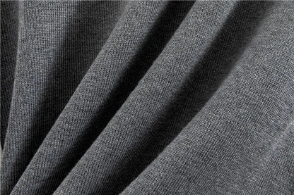 2024 herbst Runway 2 Stück Set Gestrickte Langarm Pullover Pullover Casual Patchwork Mode Frauen Tops und Hosen Anzüge Frühling