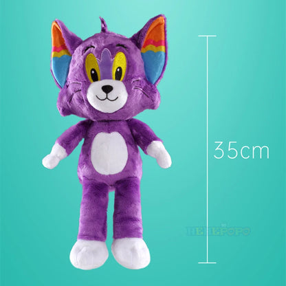 20cm-35cm Anime Tom and Jerry Plush Toy Cartoon Movie Series Clolourful Cat Mouse Cute Plushies Stuffed Animal Doll Toys.