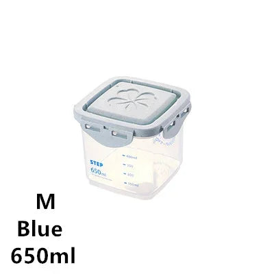 WBBOOMING Healthy Plastic Box Food Storage Box Storage Tank Airtight Plastic Containers Sealed Cans For Coarse Cereals Grains