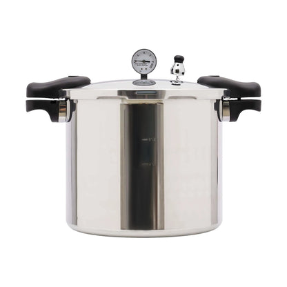 22L Thickened Explosion-proof Pressure cooker Polished Process with Pressure Gauge and Safety Valve
