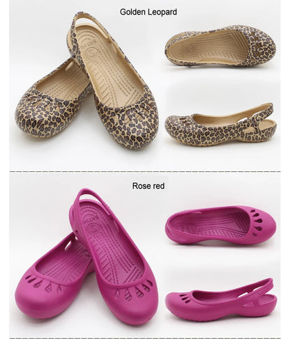 Certified Satihu Summer New Lightweight Anti Slip Hole Shoes  Clog For Women's Flat Bottom Sandals Nurse Outdoor Beach Jelly