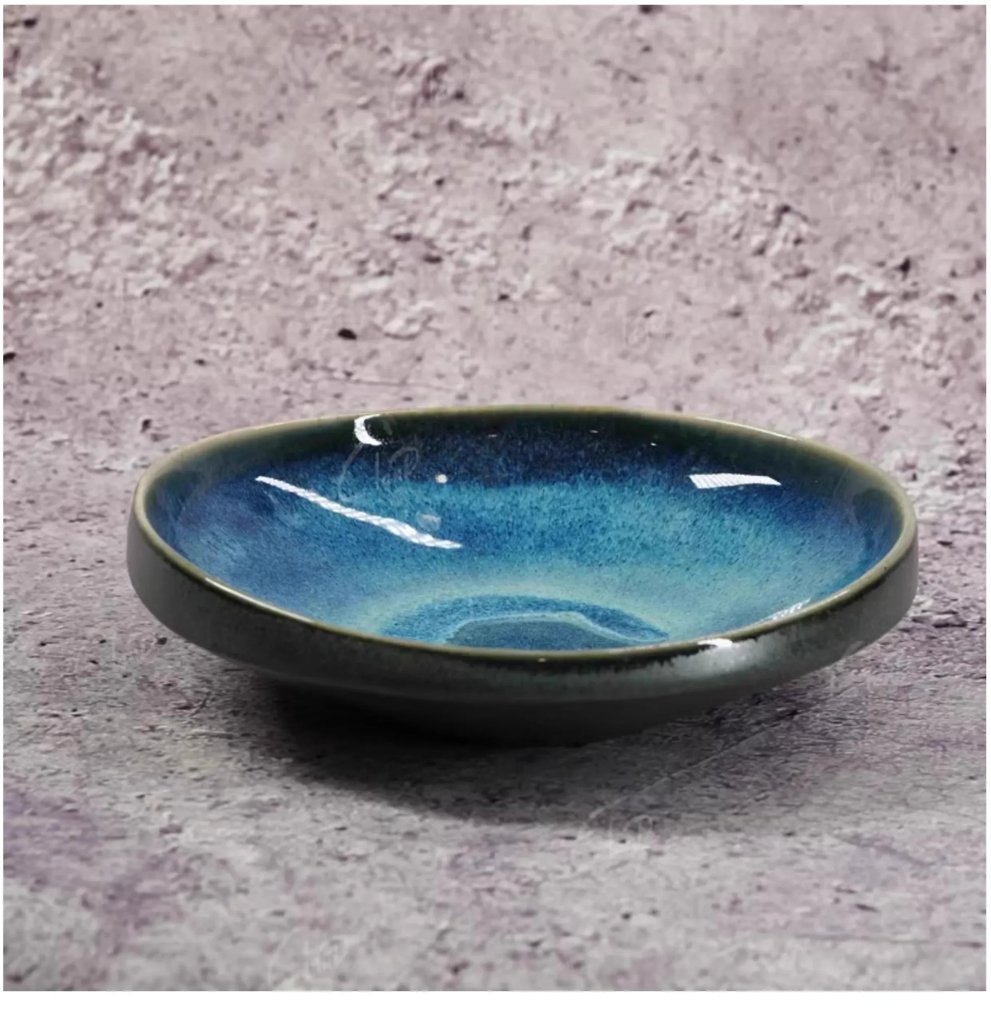 Retro Kiln Changes Ceramic Dinner Plate Irregular Salad Plate Pasta Plate Dessert Snack Plates Restaurant Creative Tableware.