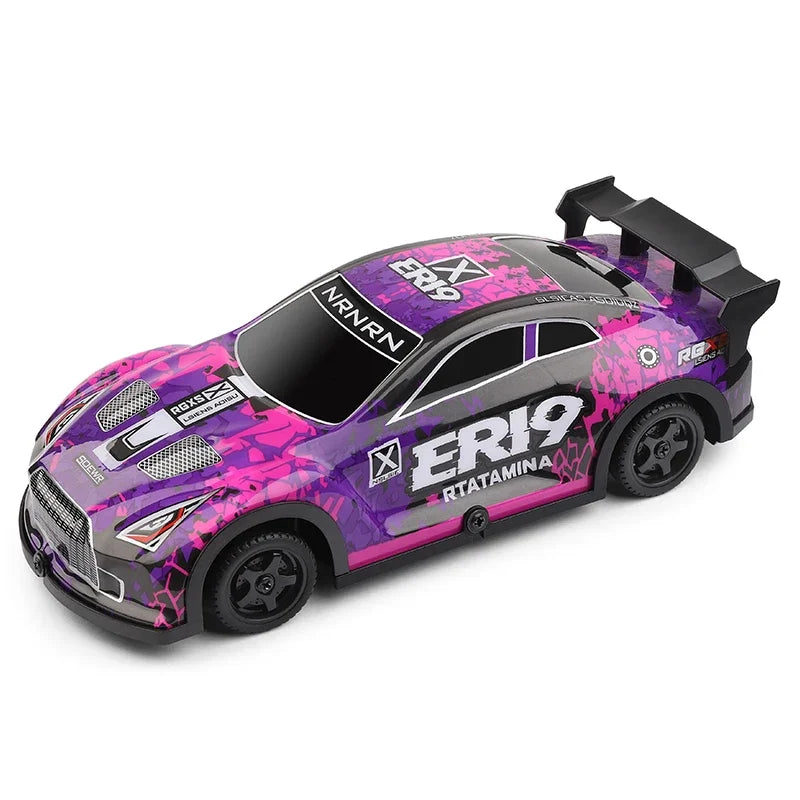 2025 Newest WLtoys  22206 1/22 With Led Lights 2.4G 4WD 15Km/H Metal Chassis Electric High Speed Off-Road Drift RC Cars.