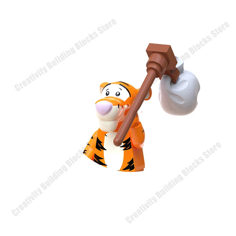 New Hot Series Gray Shark Boy Girls 3D Model DIY Building Bload Toys Classic Movie Children's Toys Gifts