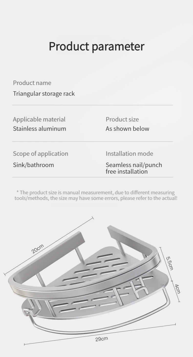 Yun jie ya Free Punch Bad Lager regal Kleiderbügel WC Eck regal Veranstalter Wand Dusch regal Wohn accessoires