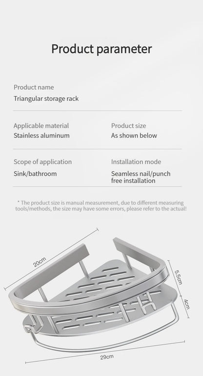 Yun jie ya Free Punch Bad Lager regal Kleiderbügel WC Eck regal Veranstalter Wand Dusch regal Wohn accessoires