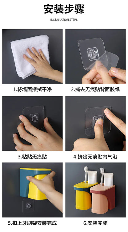 Mundwasser becherset, Bad becher halter, Zahn ablage