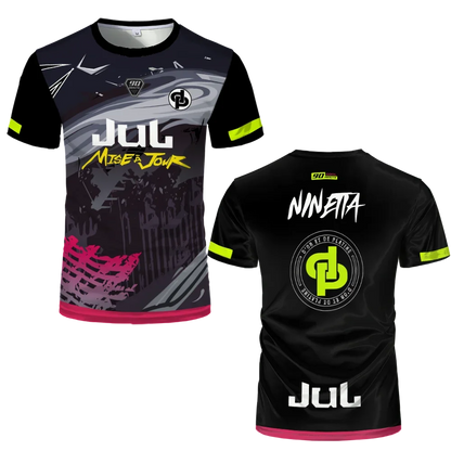 90 Minutes Series MM9 JUL Football Shirt Men's Summer Outdoor Sports Quick-drying Jersey Oversized Fitness Training T-shirt.