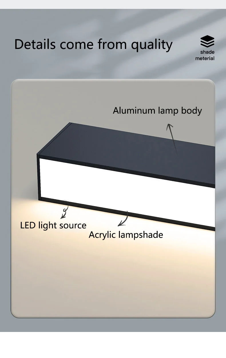 Wohnzimmer Lichter Küche Restaurant Lampen moderne LED-Deckenleuchte Nordic Balkon Veranda Schlafzimmer Eingang Licht Bürobeleuchtung.
