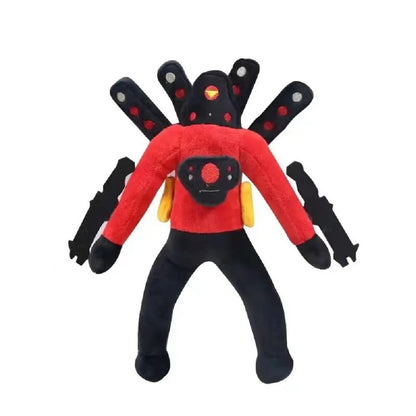 2025 new Skibidi Toilet Clockman Titan TV Man Speakerman Plush Horror Game Cartoon Stuffed Doll Kids Birthday Christmas Gifts.