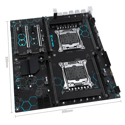MACHINIST X99 MD8 Dual CPU Motherboard Kit Set Optional lntel Xeon E5 2680 V4 LGA2011-3 DDR4 32GB RAM C612 chip Server Computer.