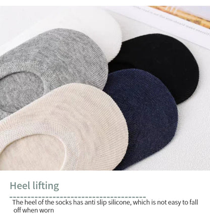 5 Pairs of Super Cute Bear Embroidered Cartoon Bear Boat Socks, Soft and Comfortable, Sweat Wicking and Versatile Short Socks.