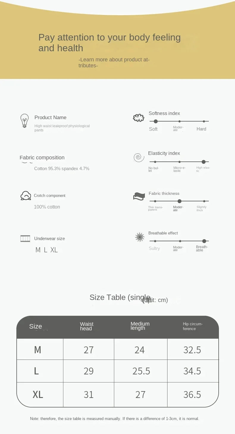 Cotton Menstrual Panties Leak Proof Breathable Cartoon cat Panties Woman Women Girls Physiological Pants Women's Intimates M-XL.