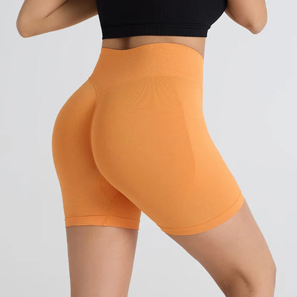 Seamless Workout Shorts Women High Waisted Hip Lifting Yoga Shorts for Women Quick Drying and Breathable Stretchy Cycling Shorts