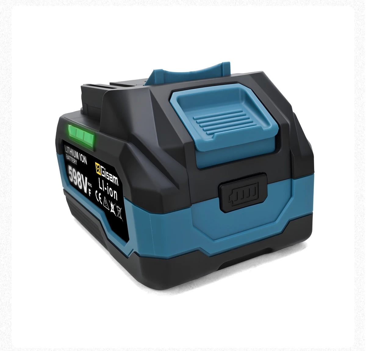 GΣ 4,0 Ah 4,5 Ah wiederaufladbarer Lithium-Ionen-Akku für Akku-Schleif-/Bürstenlosen Schraubenschlüssel/Schraubendreher für 18-V-Akkus von Makita