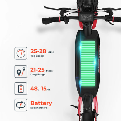 Isinwheel R3 Foldable Adult Electric Scooter E-Scooter 45 km/h Electric Kick Scooter 800W Skateboards 48V 15Ah Kickboard.