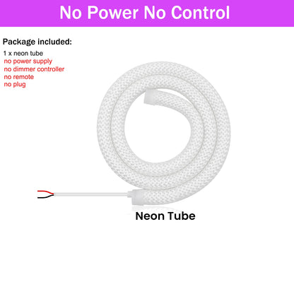 Dimmable LED Neon Tube 360 Degree Round Reticulate Flexible Silicone Tape 240LEDs Waterproof LED Strip Light 12V 24V.