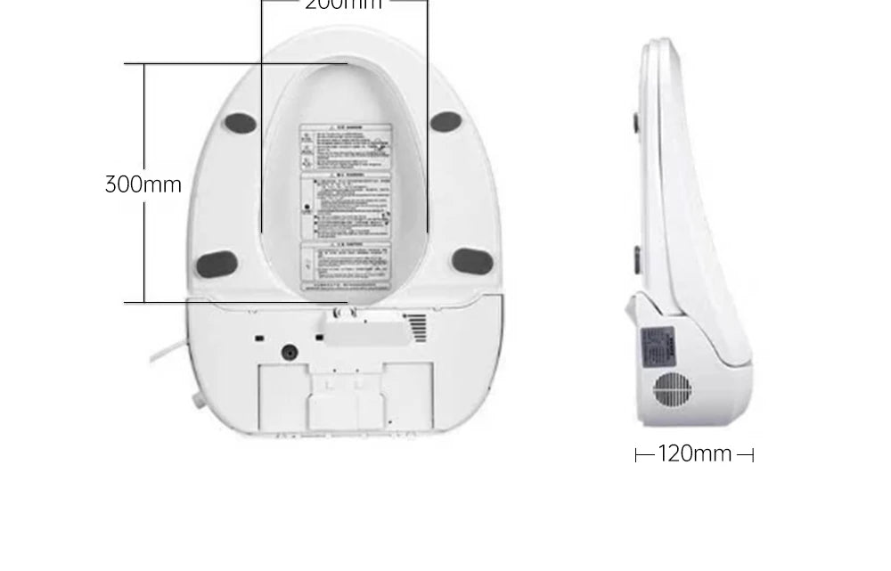 Intelligenter Toilettensitzbezug – wasser- und energiesparend, sofortige Erwärmung, selbstreinigend, LED-Nachtlicht, effizienter, hygienischer Badezimmerdeckel