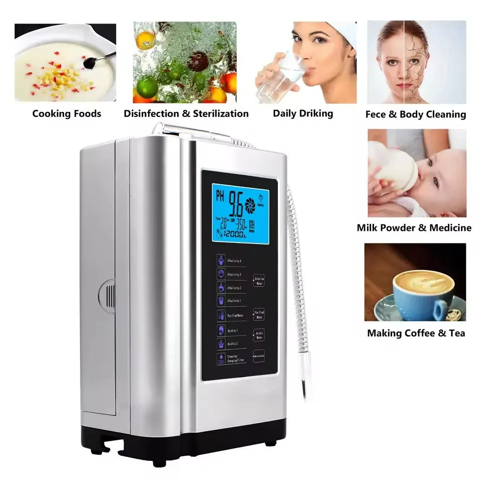 EHM-729 Hydrogen Rich Water Machine Electrolyzed Water Drinking Water Household Water Purifier Water Filter System.