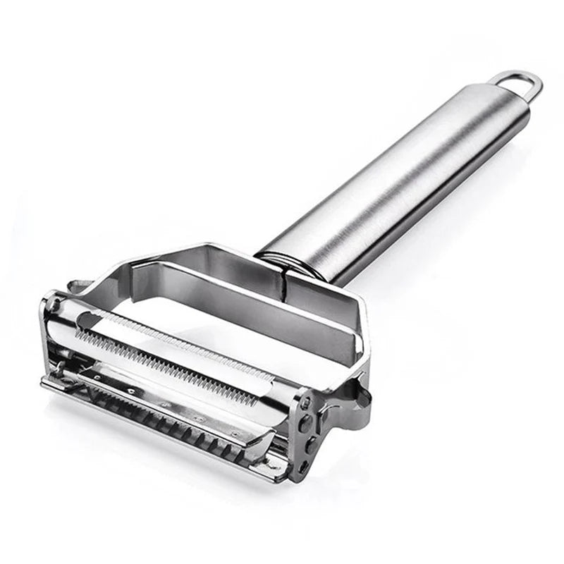 Kitchen Vegetable Peeler Stainless Steel Potato Peeler Slicer Korean Carrot Grater Shredder Multifunctional Fruit Veggie Tools.