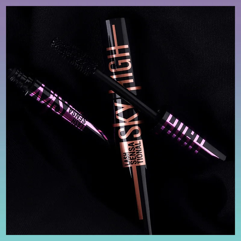 24Pcs Silk Fiber Lash Lengthening Thickening Softer Fuller Lashes Extensions Long-Lasting Smudge-Proof Eyelash Mascara.