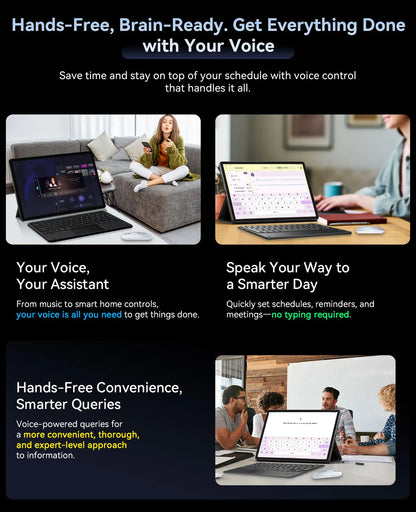 Blackview Mega 8 [No EU Charger] Tablet 11000mAh 13" FHD Display 36GB+512GB 50MP+13MP+0.08MP Android 15 90Hz 2K Dual SIM 4G 1080P.