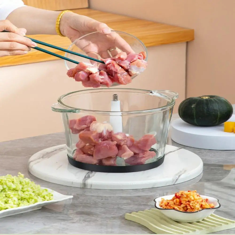 Multifunctional meat grinder 5L 500W stainless steel, kitchen machine, Shredder, 4-step, minced meat/vegetables/Dough.