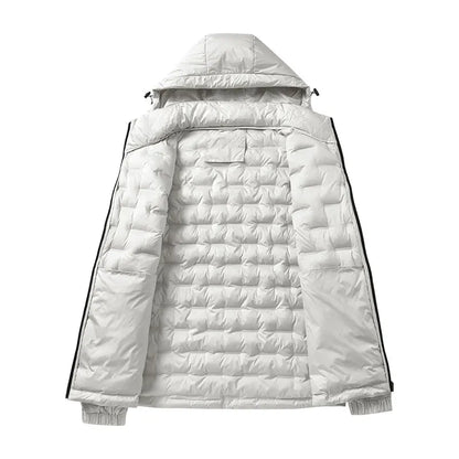 Outdoor Hiking Jacket Winter Fleece Windproof Camping Fishing Hooded Jacket Male Thick Warm Trekking Climbing Skiing Casual Coat.