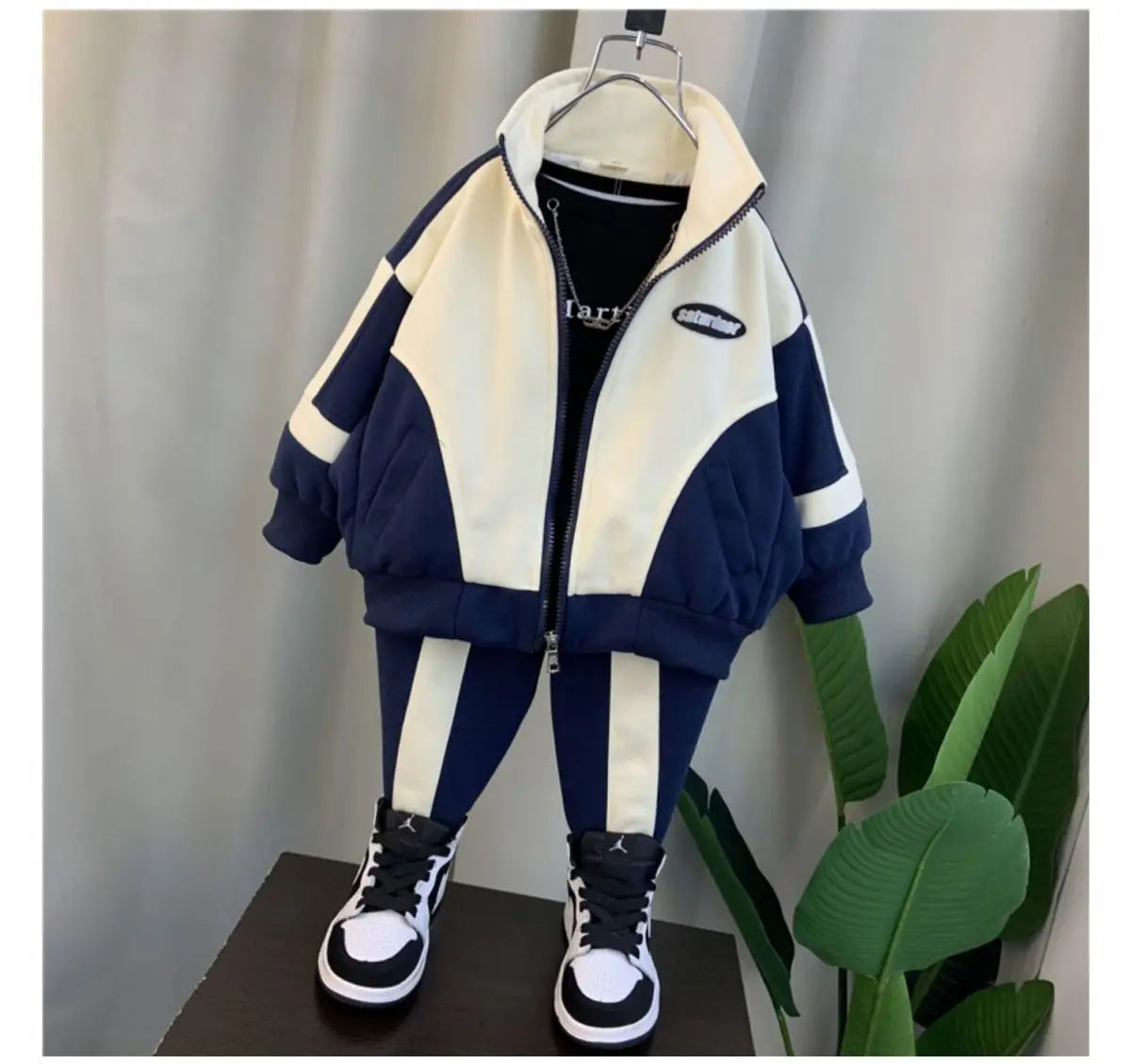 Children's Clothing Set Spring and Autumn Season New Boys and Babies Casual Jackets and Pants 2-piece Set Korean Sportswear.