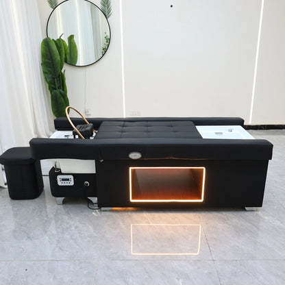 XinSheng 2025 Head SPA Massagebett, Shampoo-Betten mit Wasserzirkulation und Begasung, Massagetisch, Friseursalonmöbel