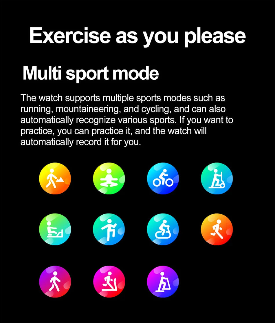 SmartWatch Voice Call Push reminder Physical examination Health Watch Blood Pressure UricAcid Blood Oxygen ECG Sport Smart watch