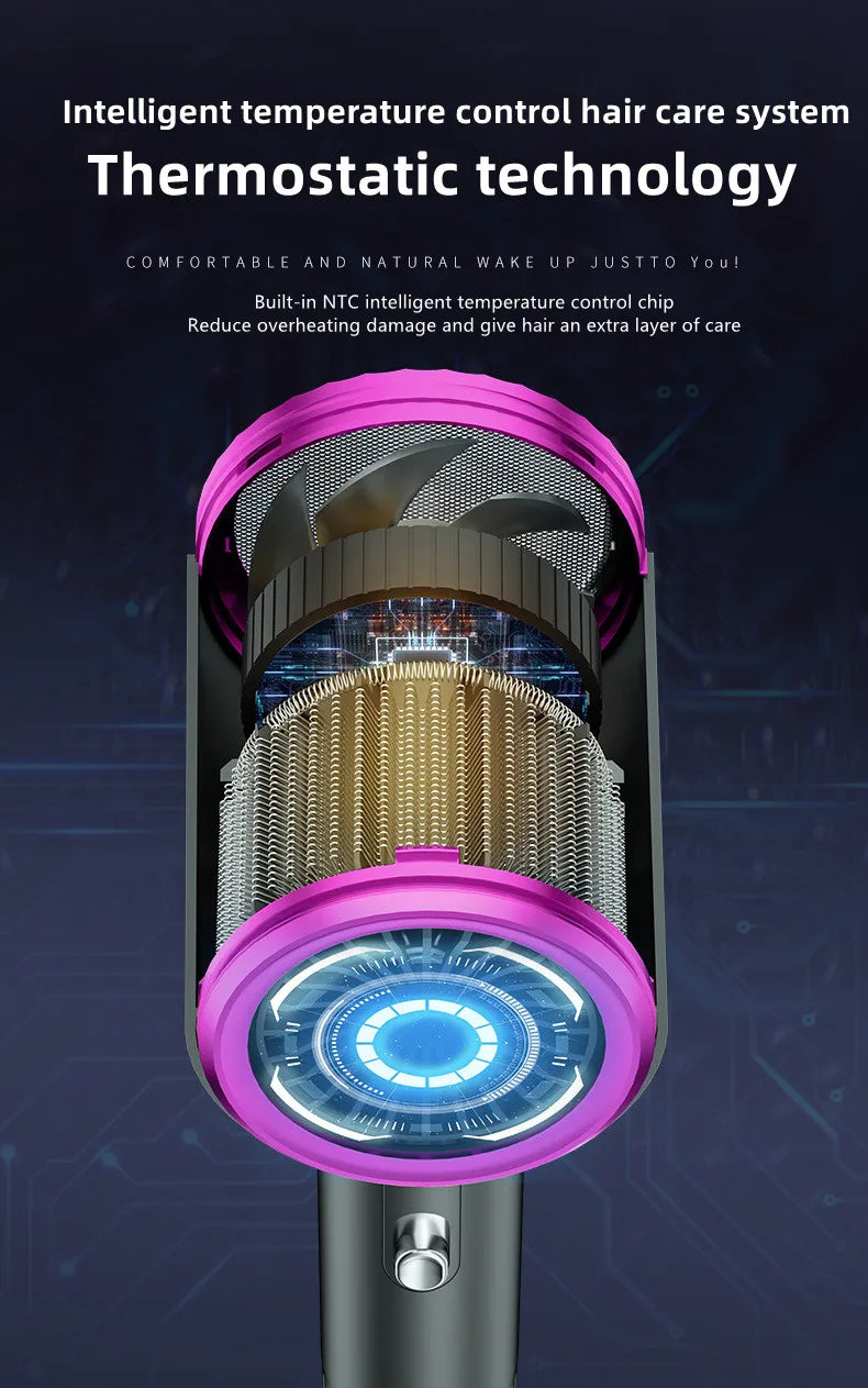 Hot Selling High-Speed Hair Dryer 2400W High-Power Silent Constant Temperature Hair Care Home Hair Salon Hammer Hair Dryer