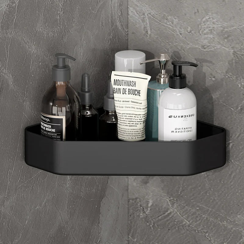Badezimmerregal Badezimmer Make-up Shampoo Organizer Aluminium Badezimmer Organizer Duschregal Badezimmerzubehör