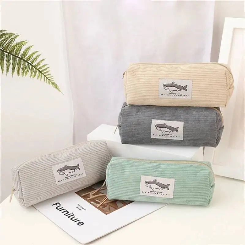 Hai-Federmäppchen für Kinder, Federmäppchen, Stifttasche mit Reißverschluss, Organizer-Taschen für Mädchen, Jungen, Teenager, Frauen, Büro, Studenten, Make-up, Kosmetik.