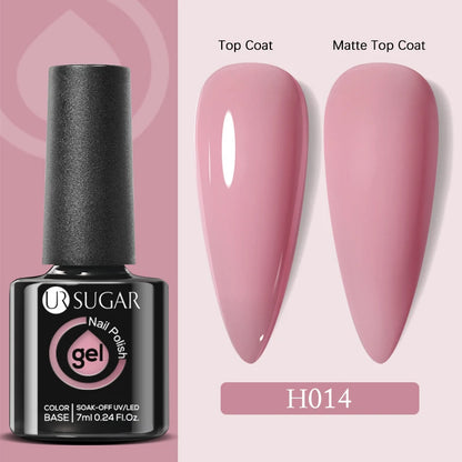UR SUGAR 7.5ml Acrylic Extension Nail Gel Quick Building Clear Pink Gel Polish Nail Tips extension nail gel  Nail Art Soak Off.