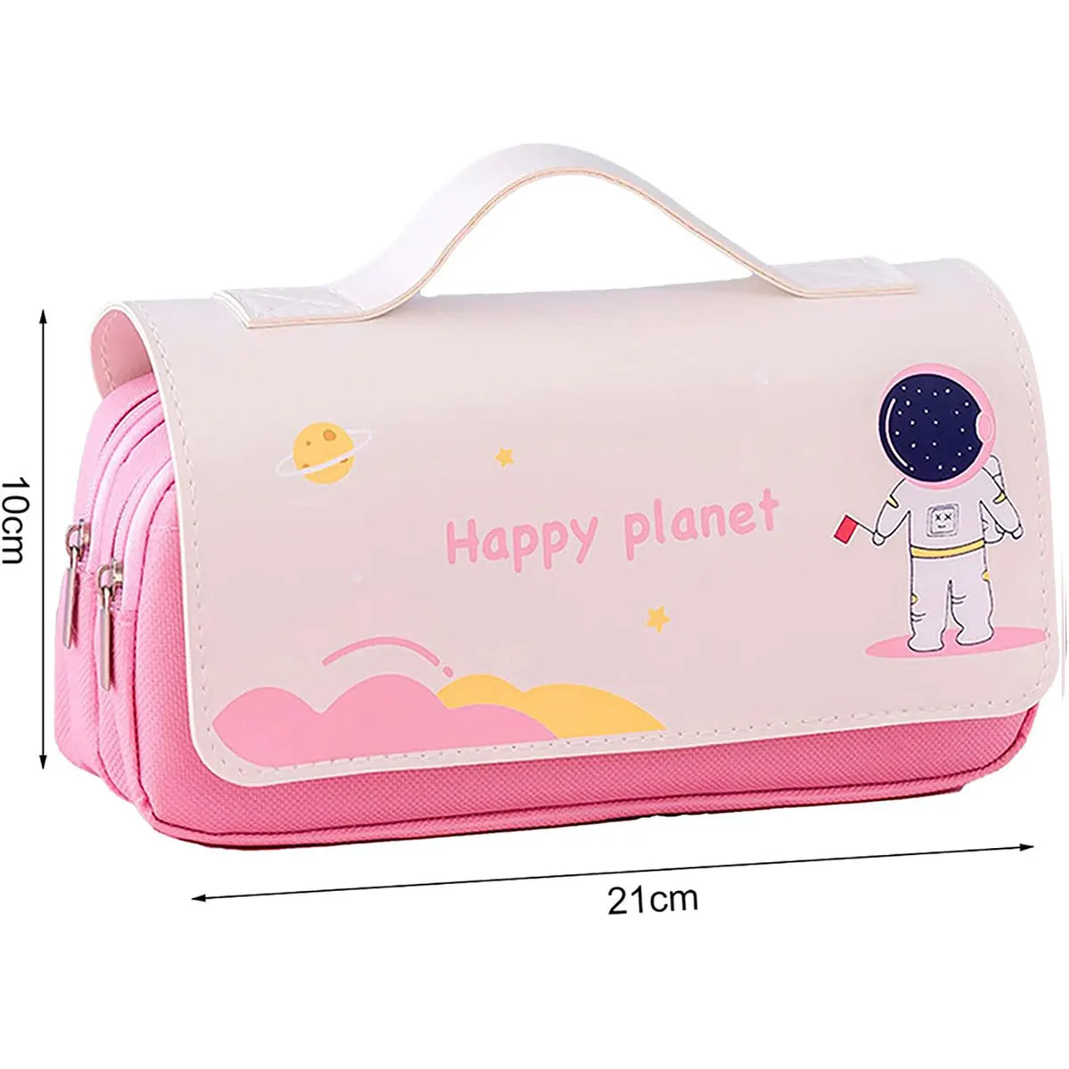 Kawaii Federmäppchen, großes Fassungsvermögen, Astronautenbeutel, wasserdicht, waschbar, Leder, Stiftbox, Schule, Bürobedarf, Schreibwaren.