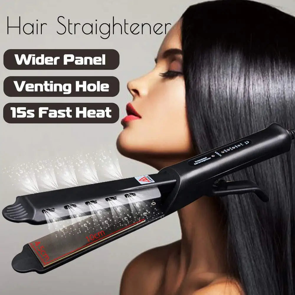 Curling And Straightening Dual Use Hair Straightening Splint Constant Temperature 4 Gears Portable Air Bangs Curling Straightene.